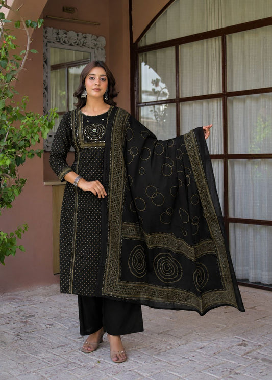 Pure Cotton Printed Dupatta Set CS0229