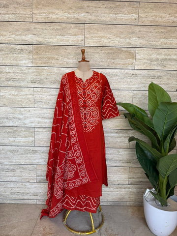 Pure Cotton Dupatta Set