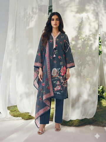 Premium Silk Dupatta Set