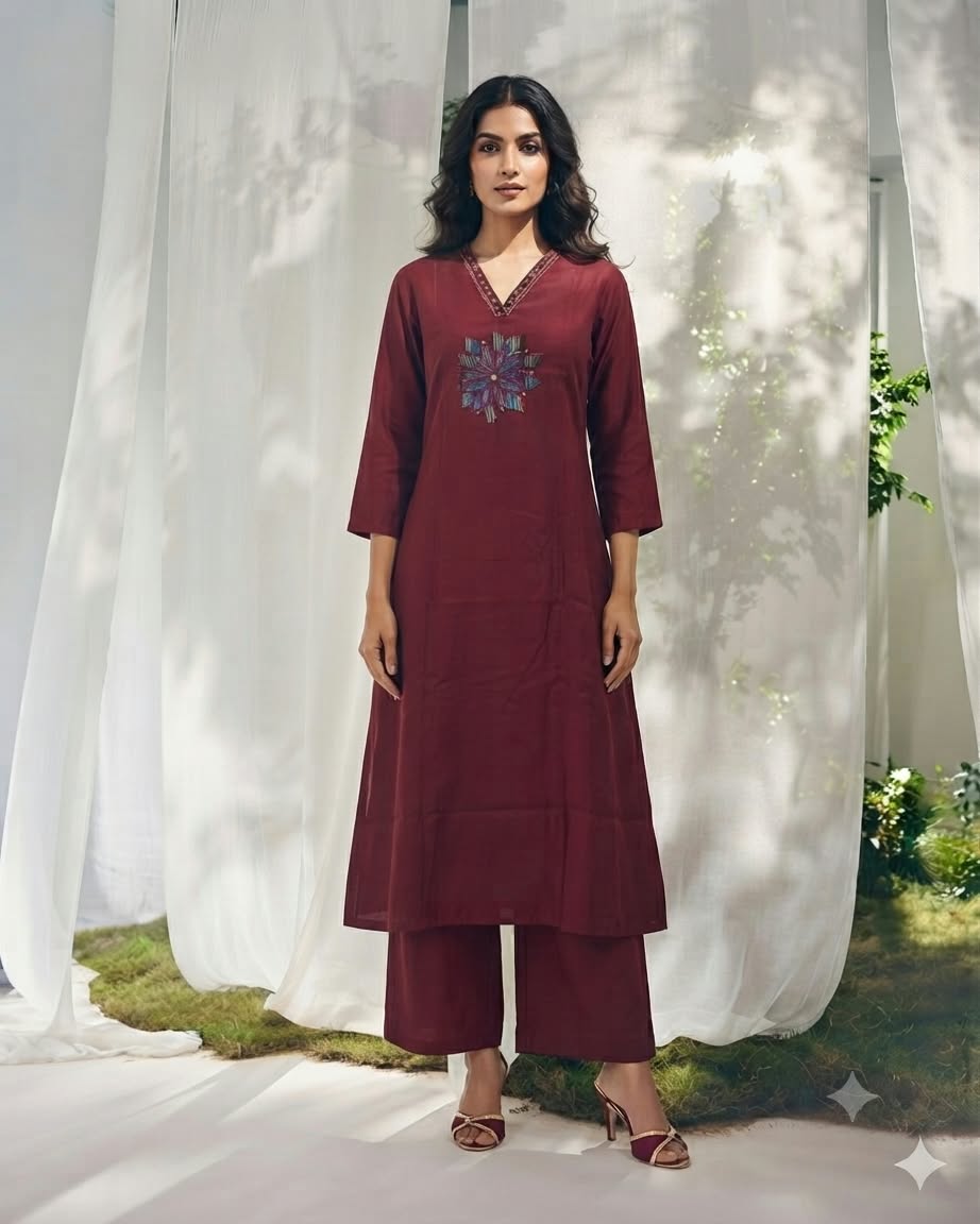 Premium Chanderi Silk Dupatta Set