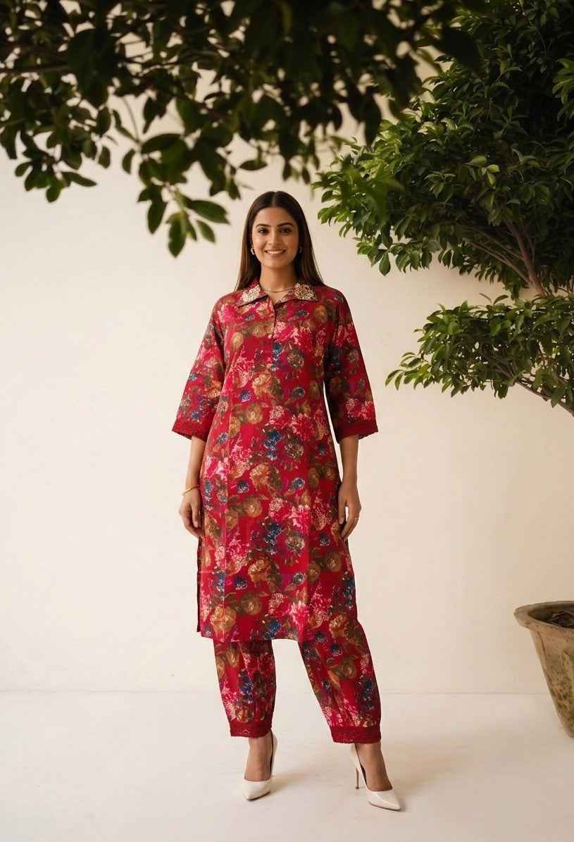 Pure Cotton Co-Ord Set