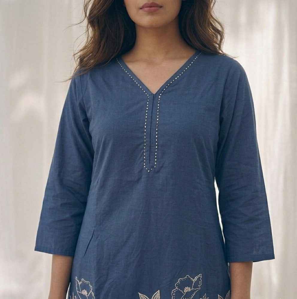 Pure Cotton Three Piece Dupatta Set