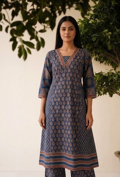 Pure Cotton Aline Dupatta Set CS0230