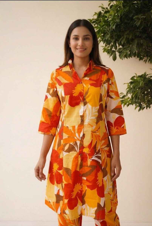 Pure Cotton Co-Ord Set