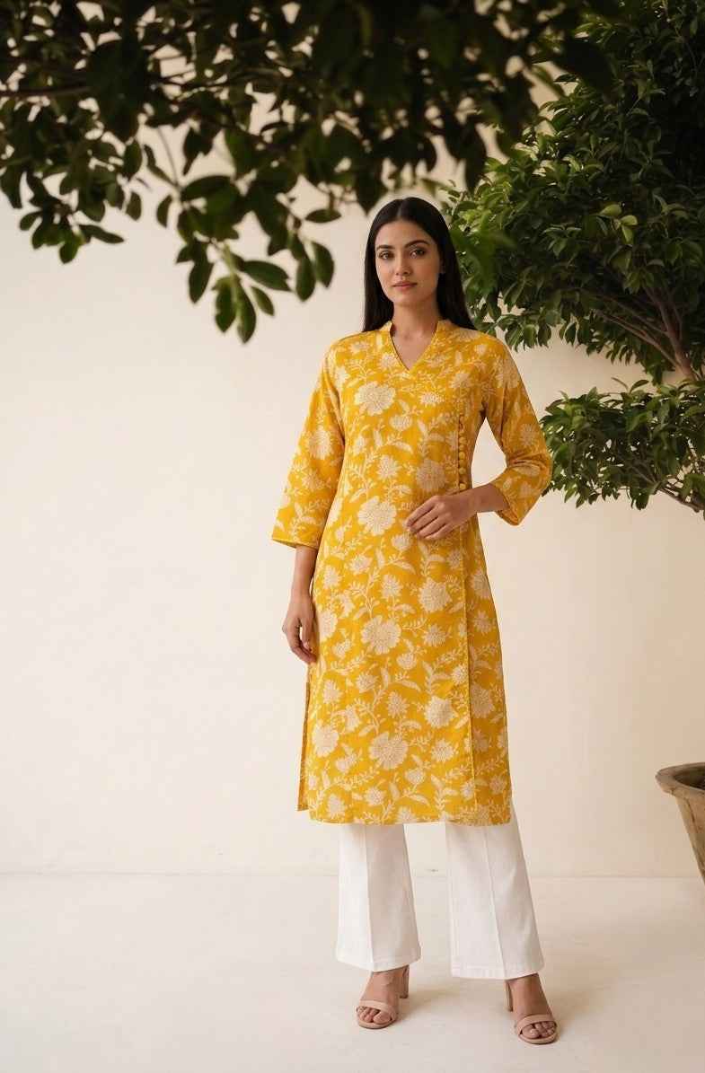 Pure Cotton Single Kurta Set