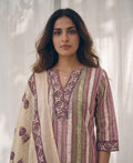 Pure Cotton Three Piece Dupatta Set