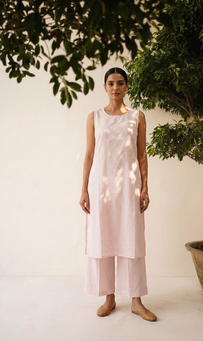 Pure Mul  Cotton Two Piece Set with inner PS0186