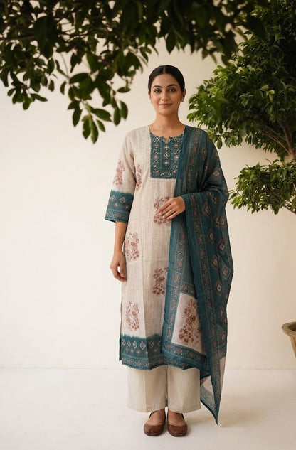 New  Kota Doriya Dupatta Sets KD035