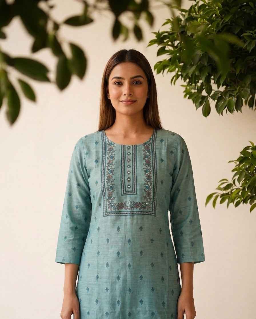 Pure Chanderi Silk Dupatta Set  With Inner