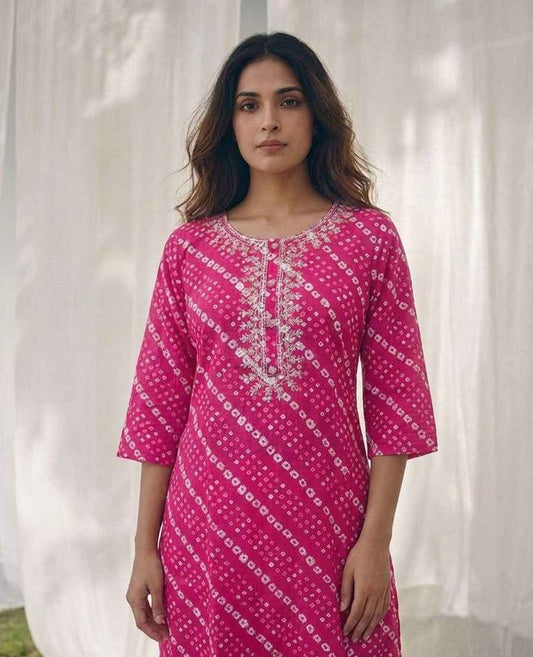 Pure Cotton Three Piece Dupatta Set