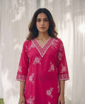 Pure Cotton Three Piece Dupatta Set