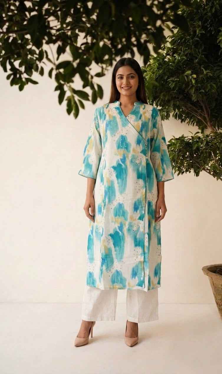 Pure Cotton Two Piece  Set
