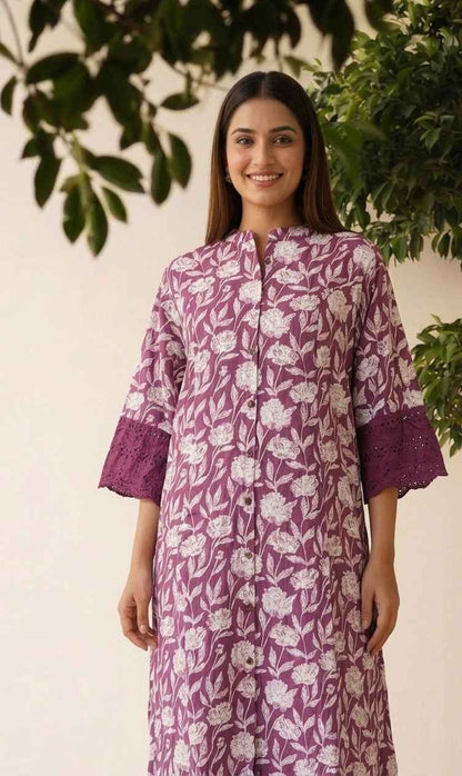 Pure Cotton Two Piece  Set