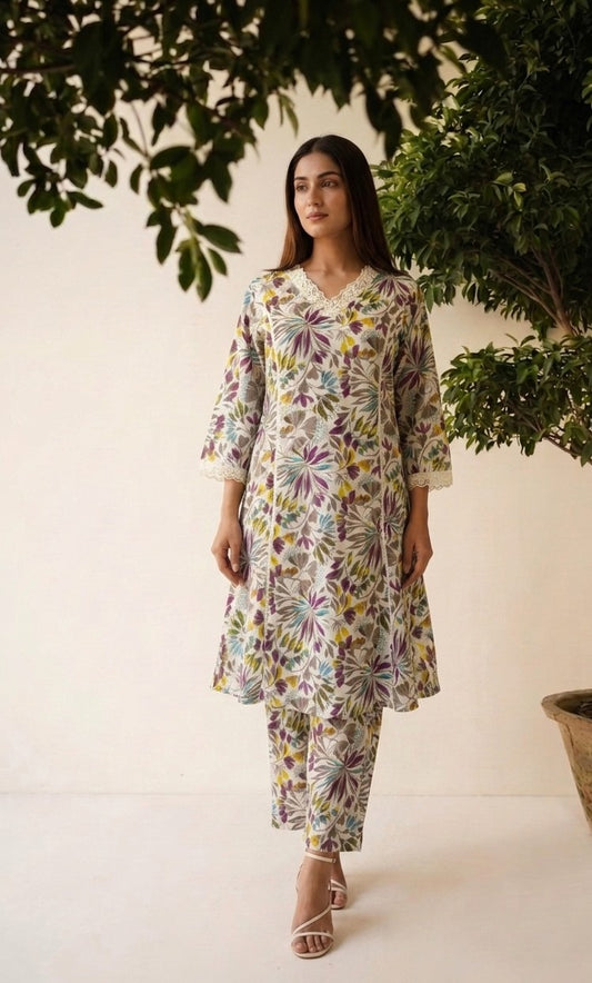 Pure Cotton Pant Sets PS0195