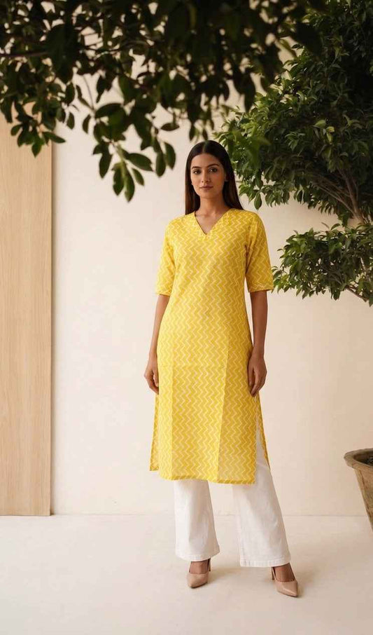 Pure Cotton Single Kurta Set