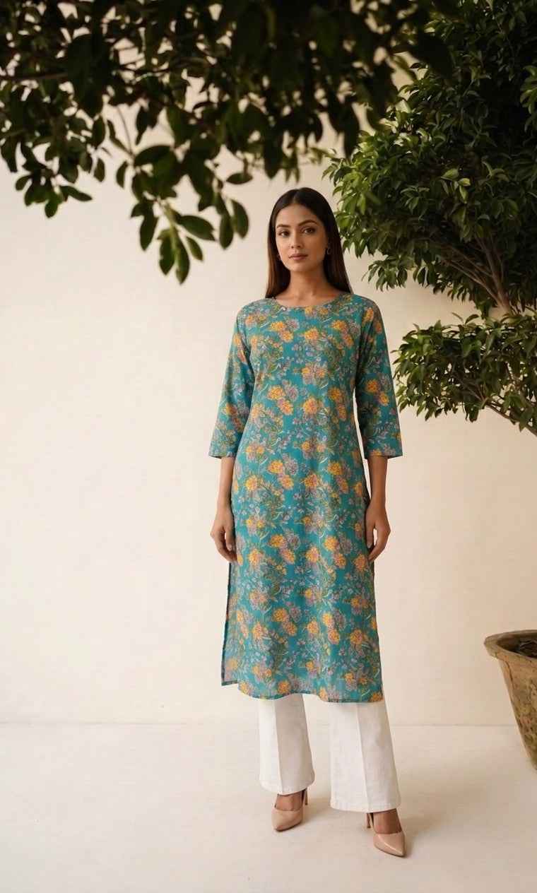 Pure Cotton Single Kurta Set