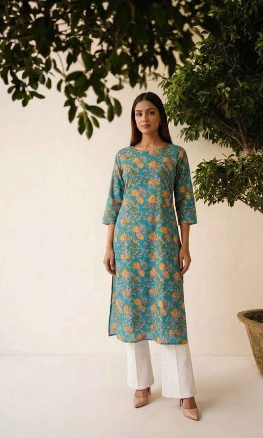 Pure Cotton Single Kurta Set