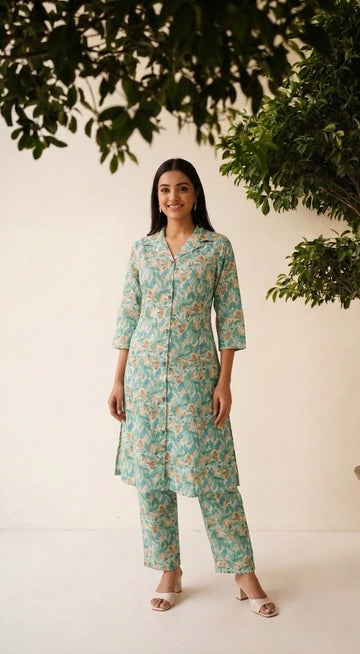 Pure Cotton Co-Ord Set