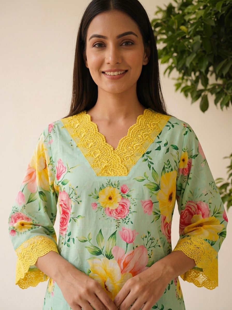 Pure Cotton Pant Sets