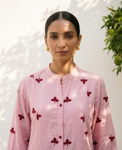 Pure Mul Cotton  Two Piece Set With Inner PS0187