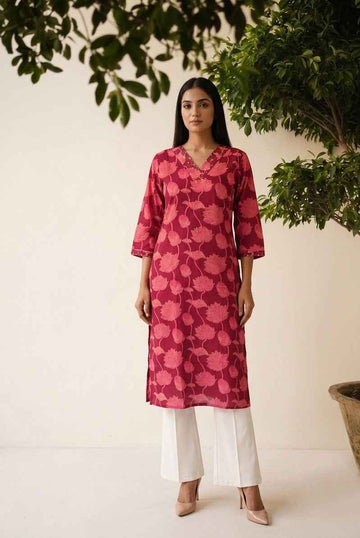 Pure Cotton Single Kurta Set
