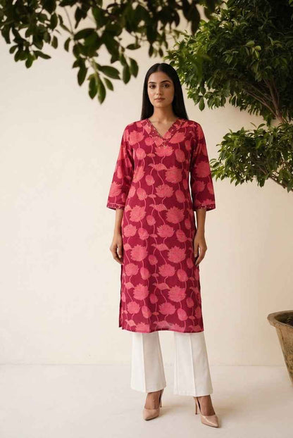 Pure Cotton Single Kurta Set