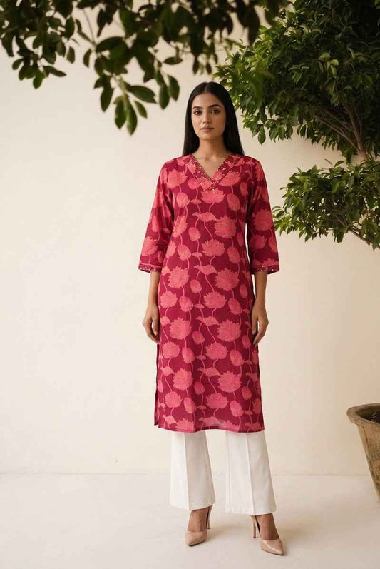 Pure Cotton Single Kurta Set