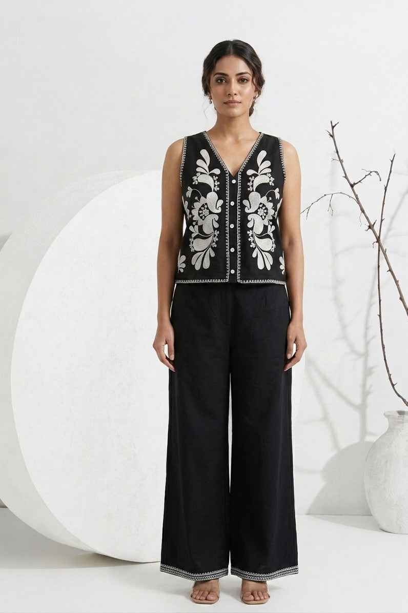 Co-Ord Set with Embroidery COS140