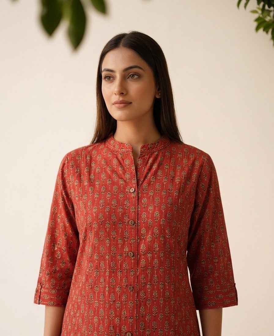 Pure Cotton Single Kurta Set