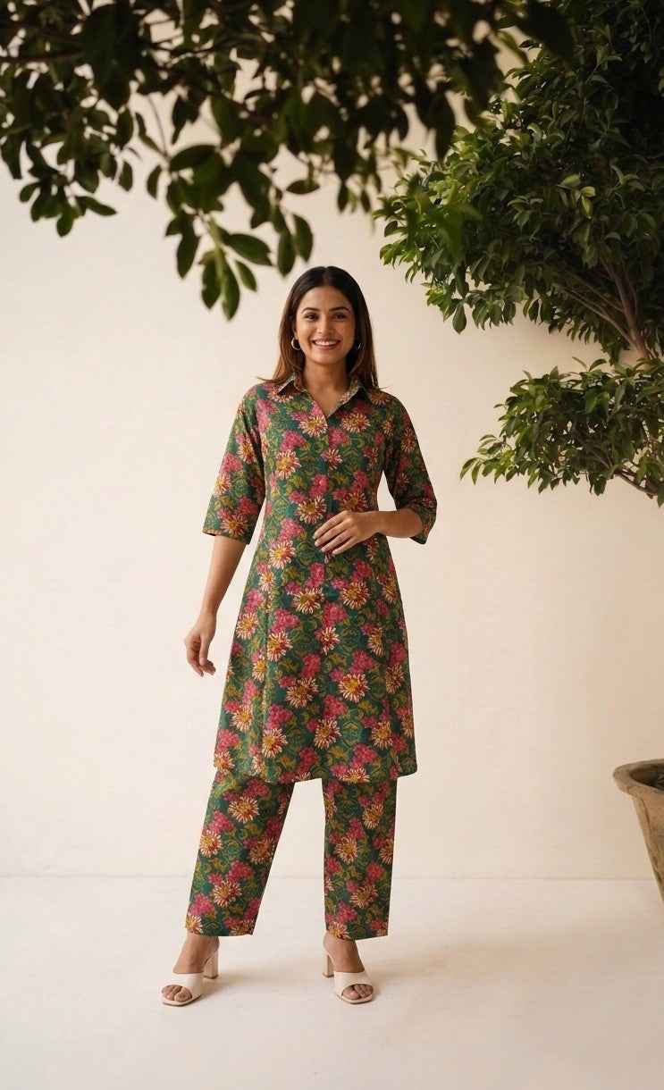 Pure Cotton Co-Ord Set