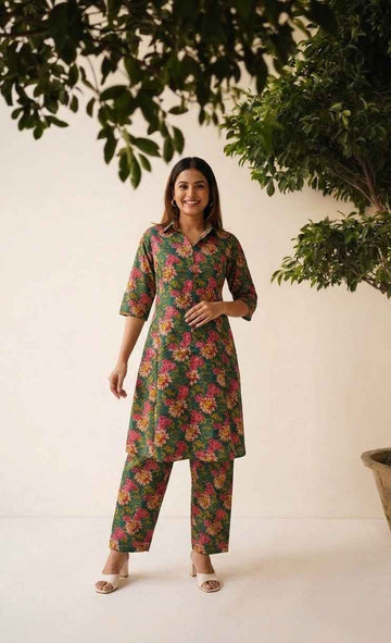 Pure Cotton Co-Ord Set