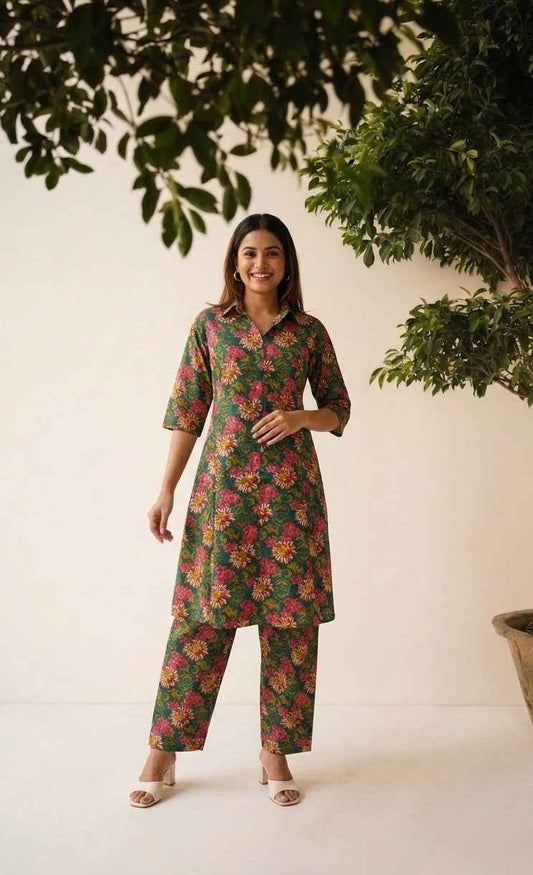 Pure Cotton Co-Ord Set