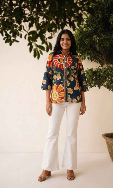 Pure cotton Printed Short Top