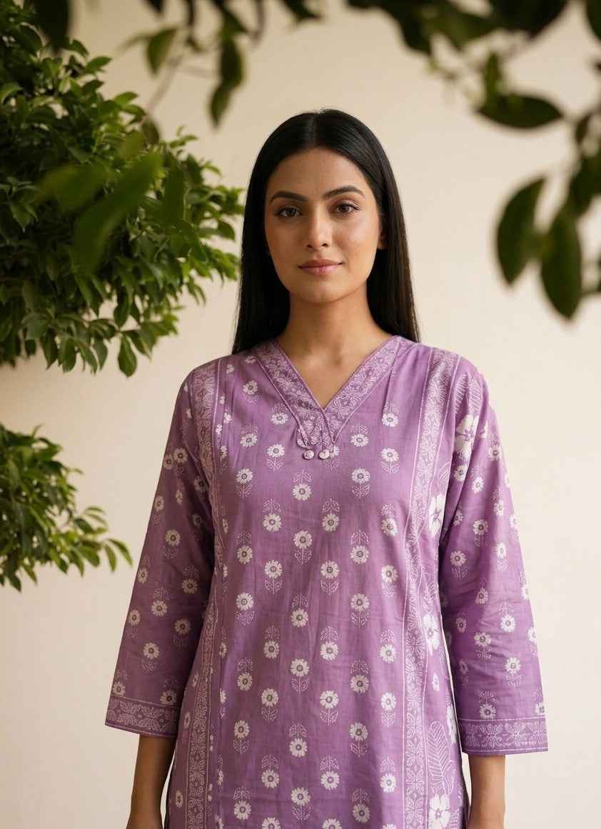 Pure Cotton Dupatta Set