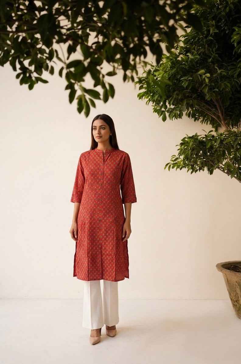 Pure Cotton Single Kurta Set