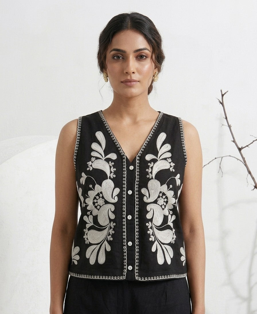 Co-Ord Set with Embroidery COS140