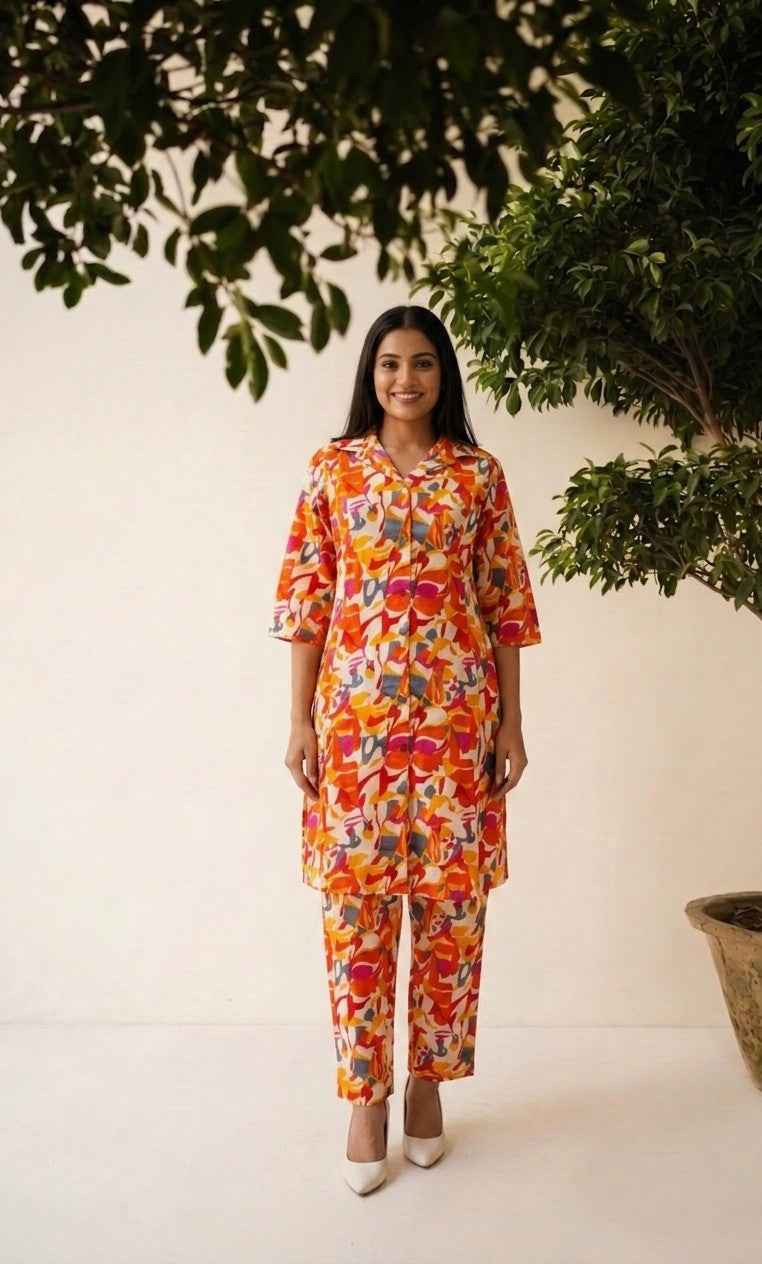 Pure Cotton Co-Ord Set