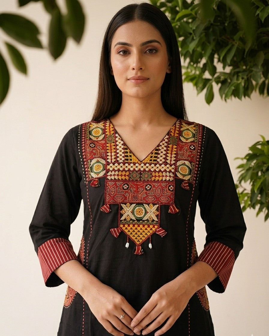 Pure Cotton Three Piece Dupatta Set CS0227