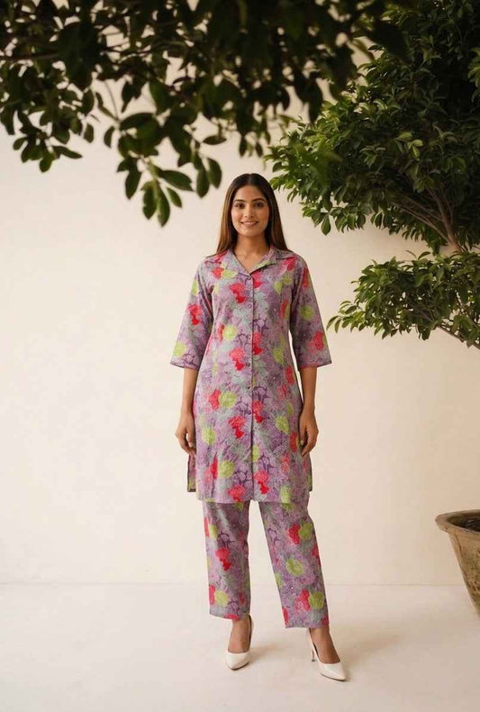 Pure Cotton Co-Ord Set