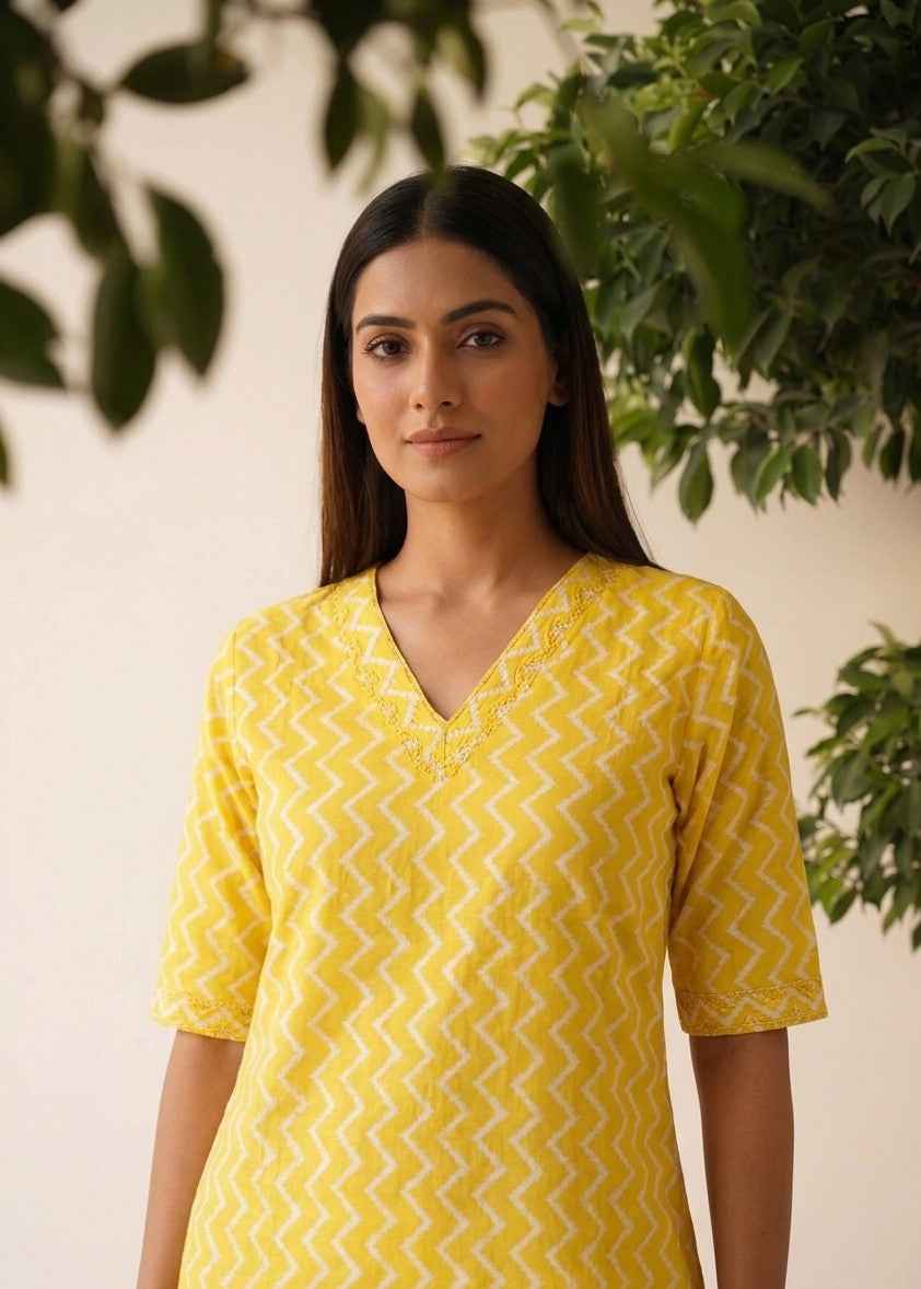 Pure Cotton Single Kurta Set