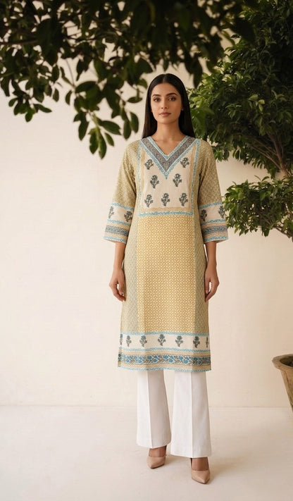 Pure Cotton Single Kurta Set 108